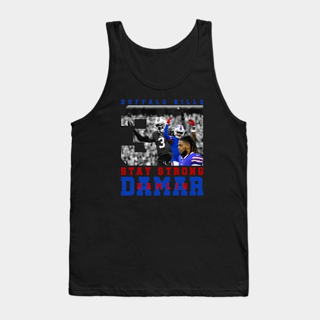 Stay strong damar hamlin Tank Top by Buddydoremi